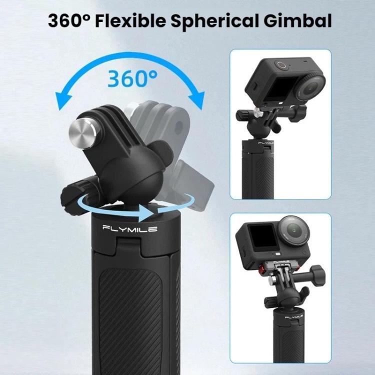 Flymile For DJI / GoPro / Insta360 Selfie Sticks Extension Tripods, 1/4 inch Version, Two - prong Version - ORIWHIZDJI & Insta360 AccessoriesFlymileMount & Holder