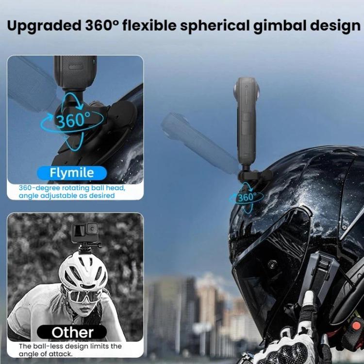 Flymile For DJI Osmo Pocket 3 / Insta360 X5 Ball Head Adhesive Base Mount, 1/4 inch Version, Two - prong Version - ORIWHIZDJI & Insta360 AccessoriesFlymileMount & Holder