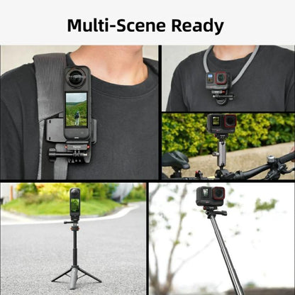 Flymile Magnetic Quick - Release Base 1/4 Inch Thread Foldable Extension Kit for Insta360 Ace Pro 2/Ace Pro/Ace/X5/X4/X3/X2, 1/4 Inch Thread Foldable Kit - ORIWHIZDJI & Insta360 AccessoriesFlymileInsta360 Ace Series