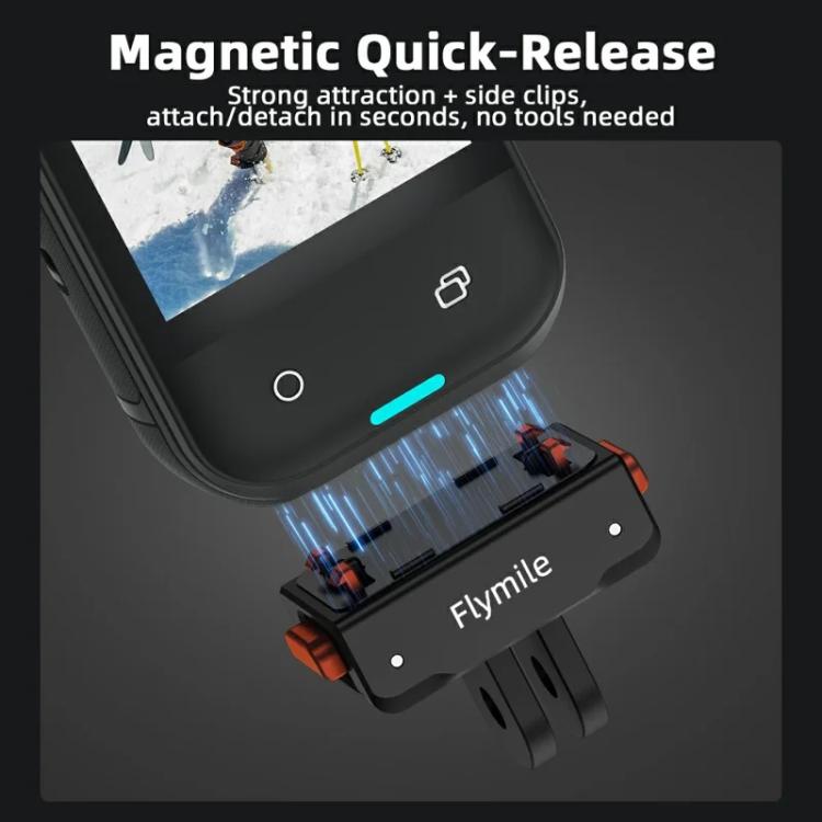 Flymile Plastic Magnetic Quick - Release Base For Insta360 Ace Pro 2/X5/X4/X3/X2/Ace Pro/Ace, 2 - claw - ORIWHIZDJI & Insta360 AccessoriesFlymileInsta360 Ace Series