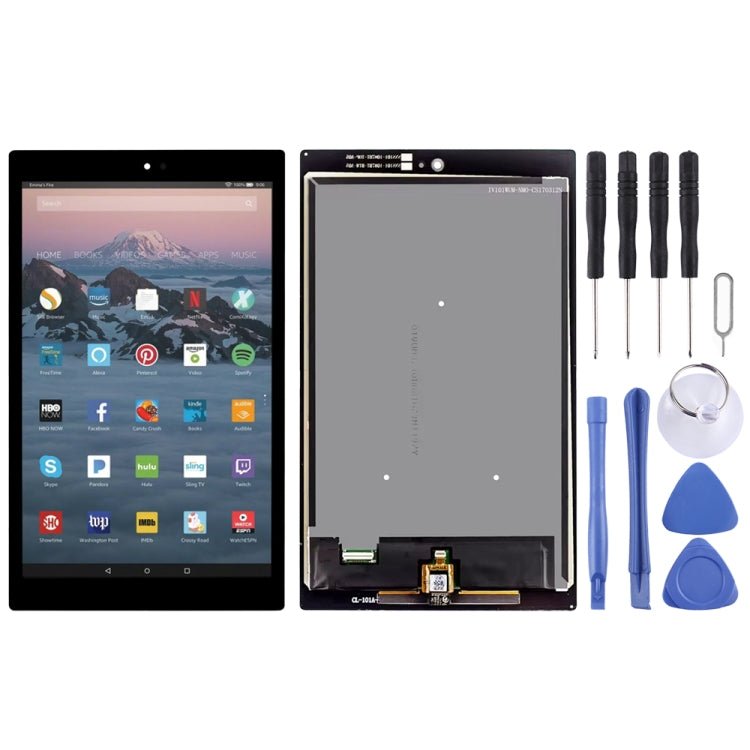 For Amazon Kindle Fire HD 10 7th Gen SL056ZE 2017 LCD Screen with Digitizer Full Assembly, For Amazon Kindle Fire HD 10 7th Gen - ORIWHIZ