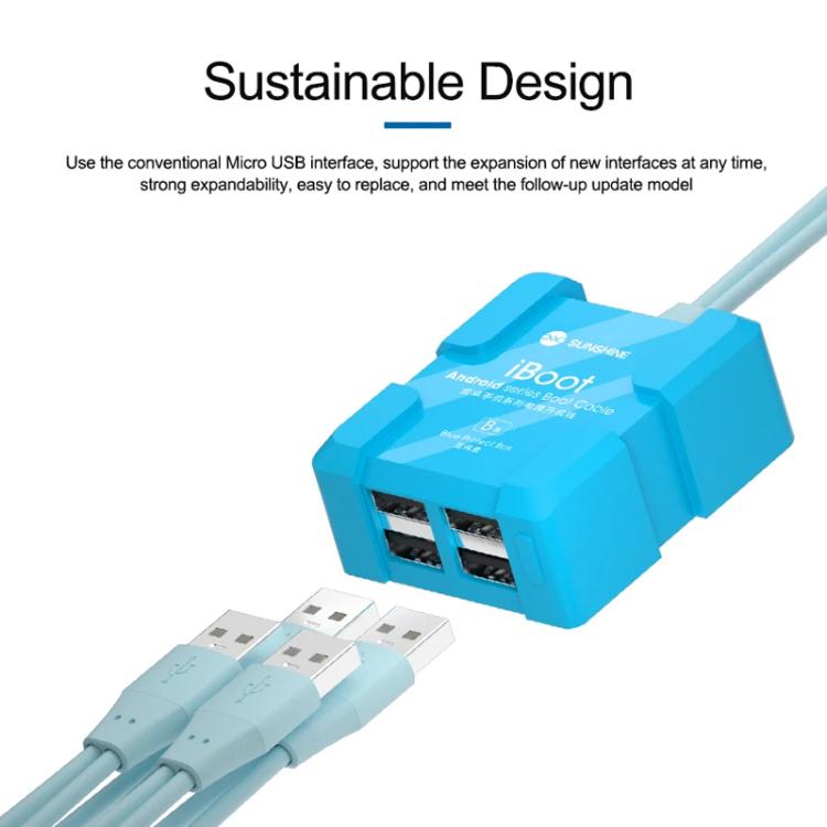 For Android 5V Power Cable Mobile Phone Repair Tool Battery Power Test Boot Cable, SUNSHINE iBoot B - ORIWHIZ