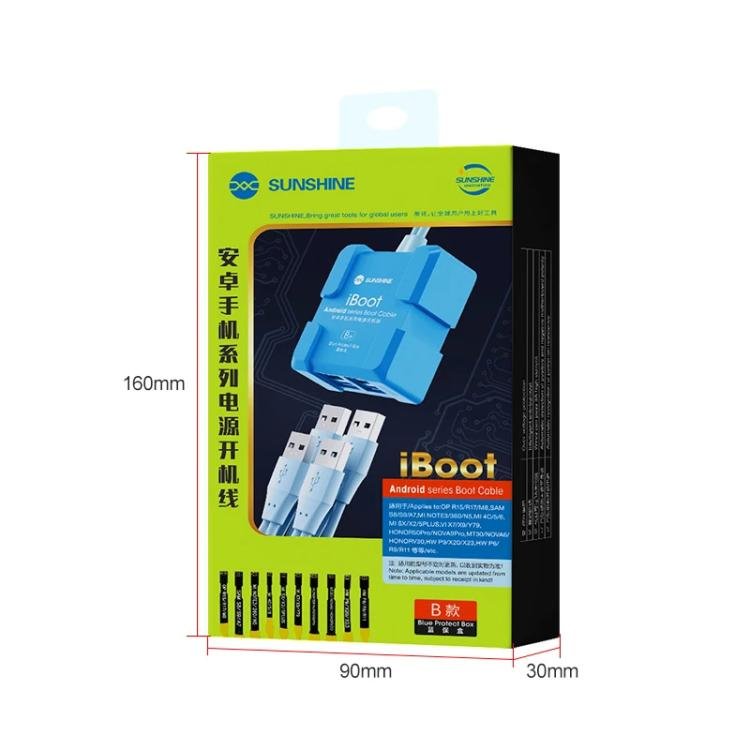 For Android 5V Power Cable Mobile Phone Repair Tool Battery Power Test Boot Cable, SUNSHINE iBoot B - ORIWHIZ