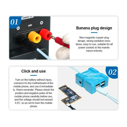 For Android 5V Power Cable Mobile Phone Repair Tool Battery Power Test Boot Cable, SUNSHINE iBoot B - ORIWHIZ