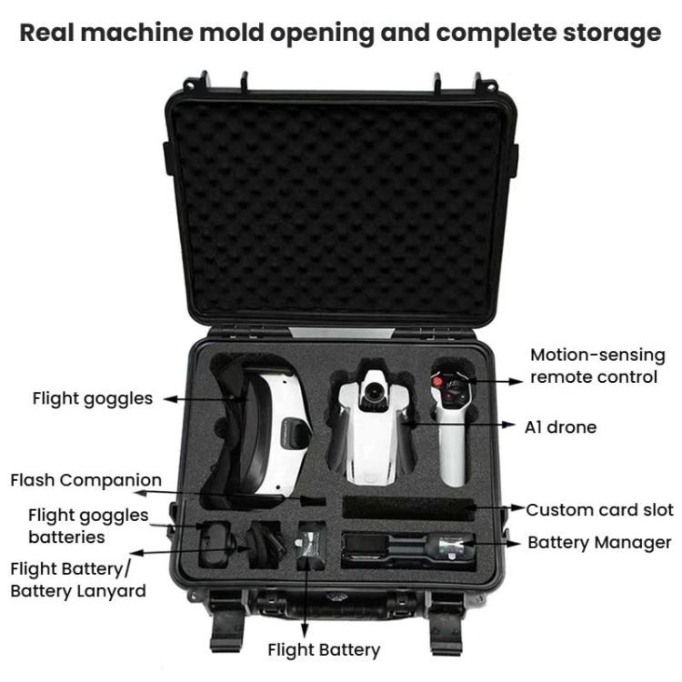 For ANTIGRAVITY A1 Drone Storage Bag Handheld Hard Shell Waterproof Pressure Resistant Case, Handheld Case - ORIWHIZANTIGRAVITY AccessoriesDJI & Insta360 Accessories