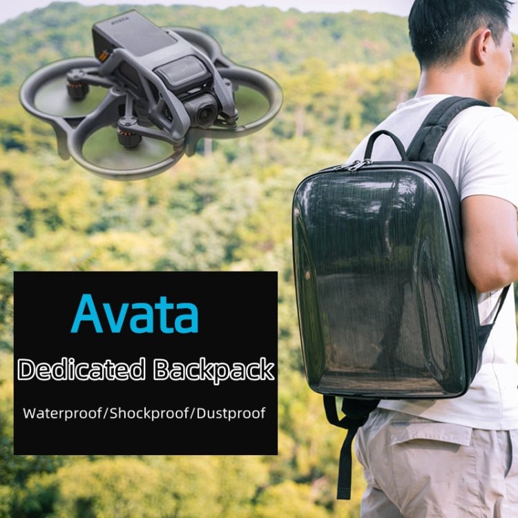 For DJI AVATA Storage Bag Hard Shell Waterproof Shoulder Bag Backpack, Style 2 Black Lining, Style 2 Yellow Lining - ORIWHIZCase & BagsDJI & Insta360 AccessoriesDJI FPV Series