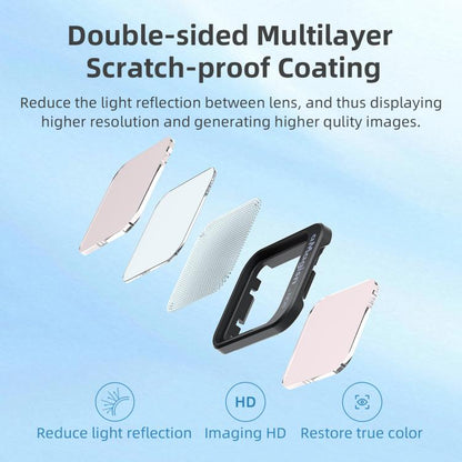For DJI Flip aMagisn Filter Lens Accessories, CPL, 1/4 Miat, ND8+ND16+ND32+ND64, ND8+ND16+ND32+ND64+CPL+1/4 Mist - ORIWHIZaMagisnDJI & Insta360 AccessoriesOther