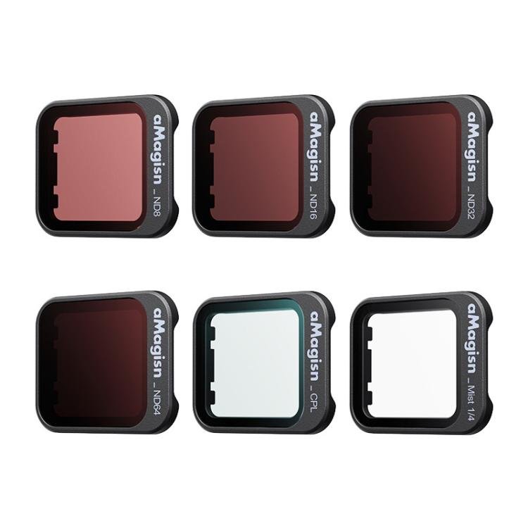 For DJI Flip aMagisn Filter Lens Accessories, CPL, 1/4 Miat, ND8+ND16+ND32+ND64, ND8+ND16+ND32+ND64+CPL+1/4 Mist - ORIWHIZaMagisnDJI & Insta360 AccessoriesOther