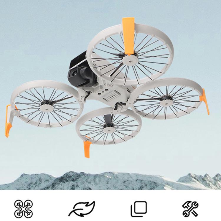 For DJI Flip CQT 4 In 1 Drone Folding Booster Stand Scratch and Wear Resistant Landing Protective Bracket - ORIWHIZCQTDJI & Insta360 AccessoriesOther