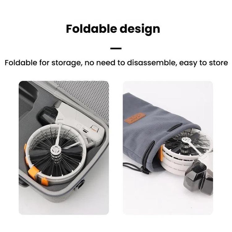 For DJI Flip CQT 4 In 1 Drone Folding Booster Stand Scratch and Wear Resistant Landing Protective Bracket - ORIWHIZCQTDJI & Insta360 AccessoriesOther