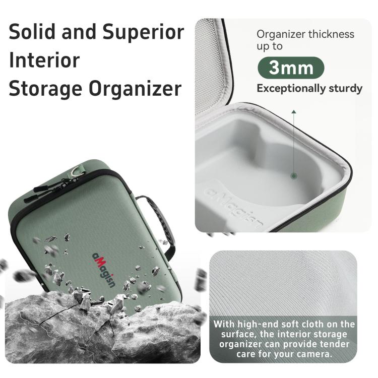 For DJI Flip Drone aMagisn Storage Case Shoulder Bag Compatible with RC 2 or RC - N3 Remote Controller - ORIWHIZaMagisnDJI & Insta360 AccessoriesOther