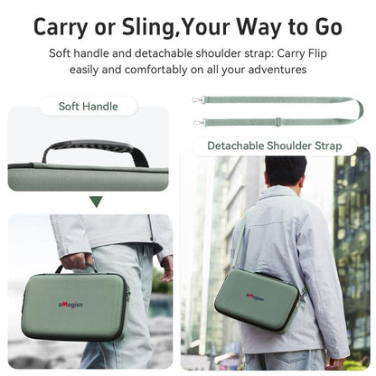 For DJI Flip Drone aMagisn Storage Case Shoulder Bag Compatible with RC 2 or RC - N3 Remote Controller - ORIWHIZaMagisnDJI & Insta360 AccessoriesOther