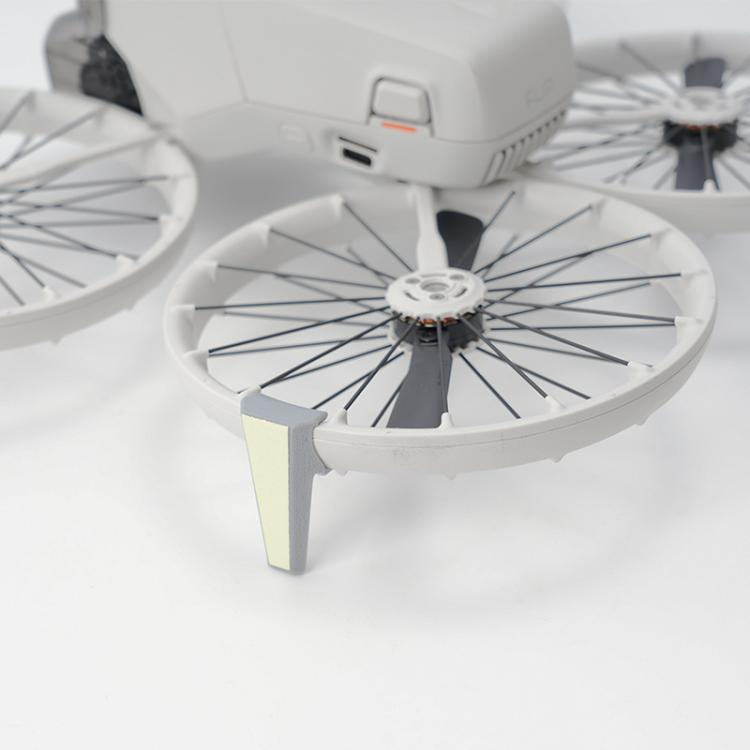 For DJI Flip RCSTQ Folding Detachable Luminous Booster Stand Drop and Scratch Resistant Protective Stand, 1pair Tripods+Sticker - ORIWHIZDJI & Insta360 AccessoriesOtherOther DJI Accessories