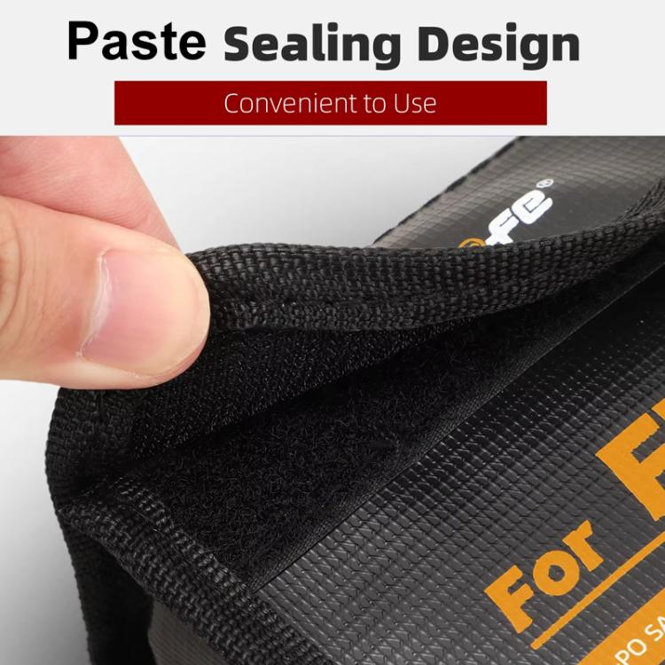 For DJI Flip Sunnylife Battery Explosion Proof Bag Li - ion Safety Storage Bag Flame Retardant Protective Bag, Small (For 1 Battery), Medium (For 2 Batteries), Large (For 2 Batteries) - ORIWHIZDJI & Insta360 AccessoriesOtherOther DJI Accessories
