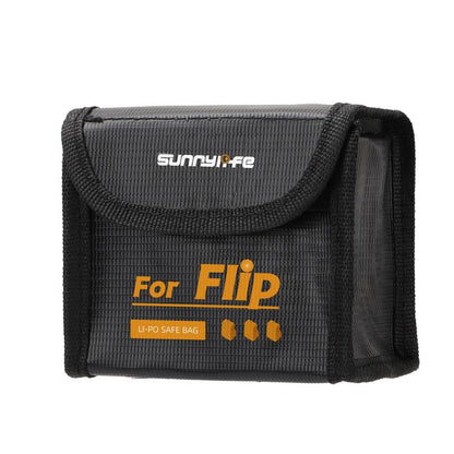 For DJI Flip Sunnylife Battery Explosion Proof Bag Li - ion Safety Storage Bag Flame Retardant Protective Bag, Small (For 1 Battery), Medium (For 2 Batteries), Large (For 2 Batteries) - ORIWHIZDJI & Insta360 AccessoriesOtherOther DJI Accessories