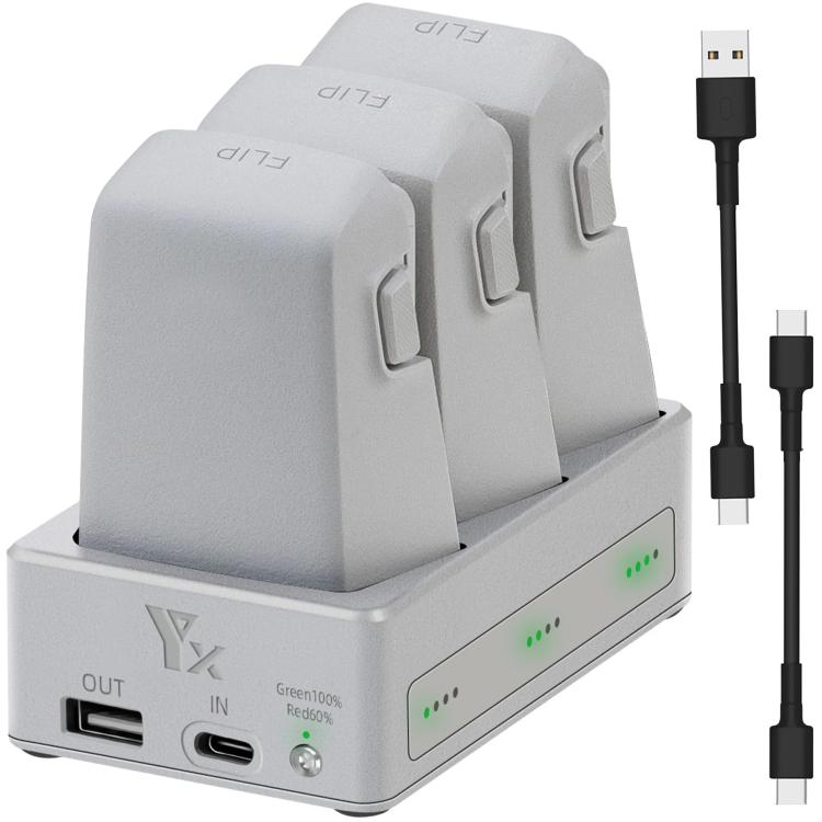 For DJI Flip YX 3 - Way Charger Bidirectional Battery Management System, 3 - Way LED Indicator - ORIWHIZDJI & Insta360 AccessoriesOtherOther DJI Accessories