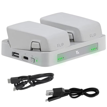 For DJI Flip YX Parallel Charger Hub Bidirectional Battery Management System, 2 - way Parallel - ORIWHIZDJI & Insta360 AccessoriesOtherOther DJI Accessories