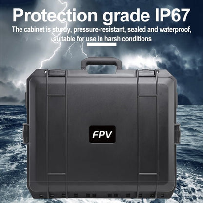 For DJI FPV Aluminum Alloy Explosion - proof Suitcase Portable Storage Box Case Travel Carrying Bag, No Disassembly Propeller, Aluminum Case - ORIWHIZCase & BagsDJI & Insta360 AccessoriesDJI FPV Series
