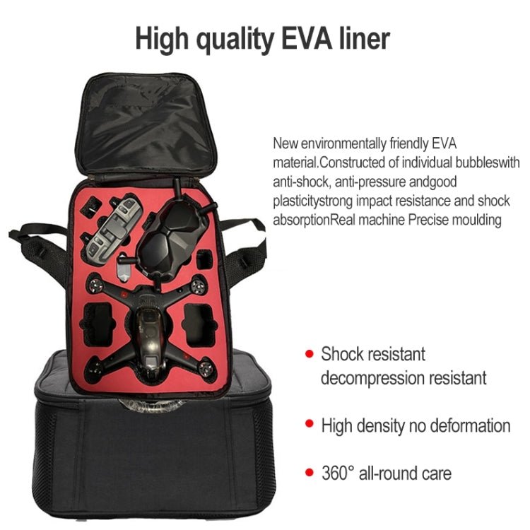 For DJI FPV Combo Backpack Storage Box Shockproof Wear - resistant Splash - proof Nylon Cloth Bag Handbag, Splash - proof Bag - ORIWHIZCase & BagsDJI & Insta360 AccessoriesDJI FPV Series
