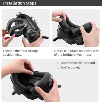 For DJI FPV Goggles V2 BRDRC Flying Glasses Protector Eyecups, For DJI FPV Goggles V2 - ORIWHIZBRDRCDJI & Insta360 AccessoriesDJI FPV Series