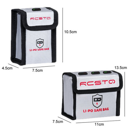 For DJI FPV/Avata/Mini3 Pro RCSTQ Explosion Proof Battery Bag, Capacity:, 1pack, 3pack - ORIWHIZCase & BagsDJI & Insta360 AccessoriesDJI FPV Series
