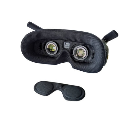 For DJI Goggles 2 Foam Padding Sponge Eye Pad Mask, Black, Gray, With Lens Cover Black, With Lens Cover Gray - ORIWHIZDJI & Insta360 AccessoriesDJI FPV SeriesOther Accessories