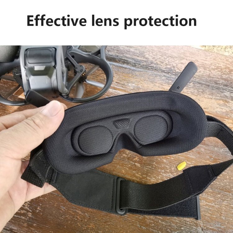 For DJI Goggles 2 Foam Padding Sponge Eye Pad Mask, Black, Gray, With Lens Cover Black, With Lens Cover Gray - ORIWHIZDJI & Insta360 AccessoriesDJI FPV SeriesOther Accessories