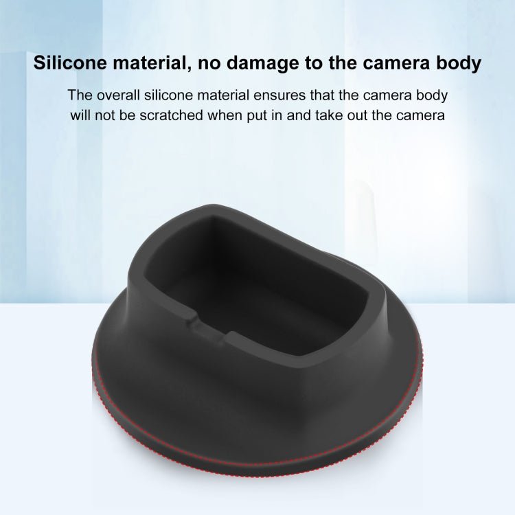For DJI Insta360 X4 PULUZ Silicone Dock Desktop Fixed Base Bracket, Desktop Fixed Base Bracket - ORIWHIZDJI & Insta360 AccessoriesInsta360 X SeriesMounts