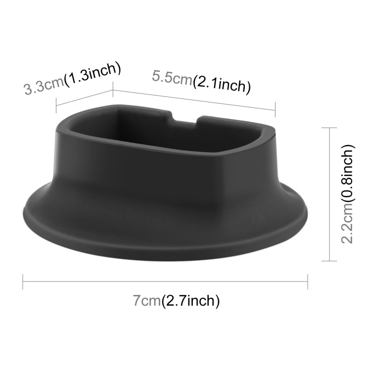 For DJI Insta360 X4 PULUZ Silicone Dock Desktop Fixed Base Bracket, Desktop Fixed Base Bracket - ORIWHIZDJI & Insta360 AccessoriesInsta360 X SeriesMounts