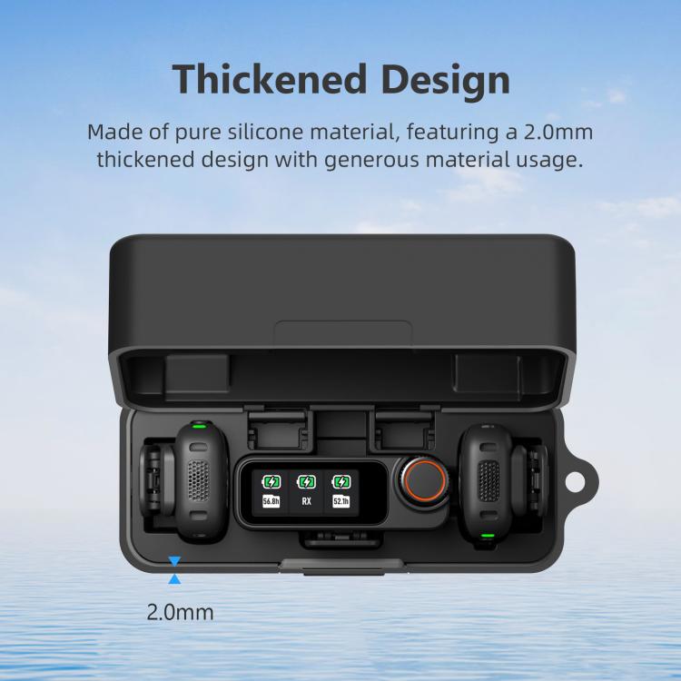 For DJI Mic 3 PULUZ Charging Case Silicone Scratch - proof Protective Cover, For DJI Mic 3 - ORIWHIZDJI & Insta360 AccessoriesDJI Mic SeriesOther DJI Accessories