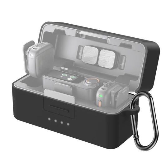 Funda protectora de silicona PULUZ resistente a los arañazos para la carga del DJI Mic 3, compatible con DJI Mic 3 - ORIWHIZ. Accesorios para DJI e Insta360. Serie de micrófonos DJI. Otros accesorios DJI.