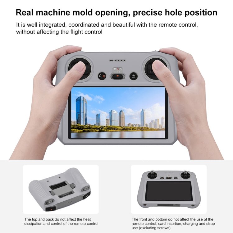 For DJI Mini 3 Pro / DJI RC with Screen PULUZ Silicone Protective Case, For DJI Mini 3 Pro / DJI RC with Screen - ORIWHIZDJI & Insta360 AccessoriesDJI Controller AccessoriesPULUZ