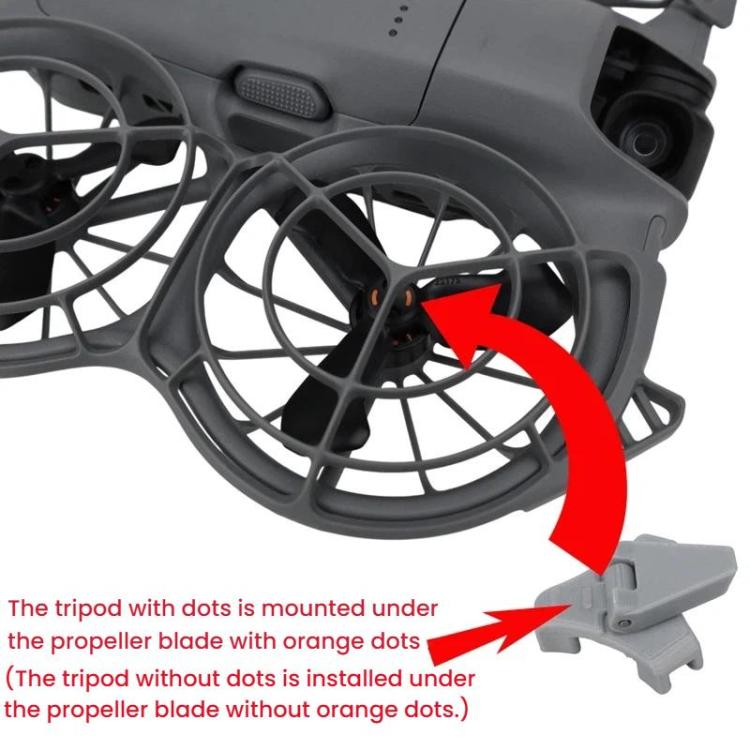 For DJI Neo 2 CQT 4pcs /Set Folding Booster Kickstand Scratch Wear Resistant Landing Gear Protection Bracket, Folding Booster Kickstand - ORIWHIZCQTDJI & Insta360 AccessoriesDJI Neo Accessories