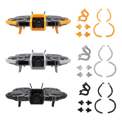 For DJI Neo 2 CQT 9pcs /Set Fuselage Crash Kit, Bumper+Protective Cover+Folding Kickstand, 9pcs /Set - ORIWHIZCQTDJI & Insta360 AccessoriesDJI Neo Accessories