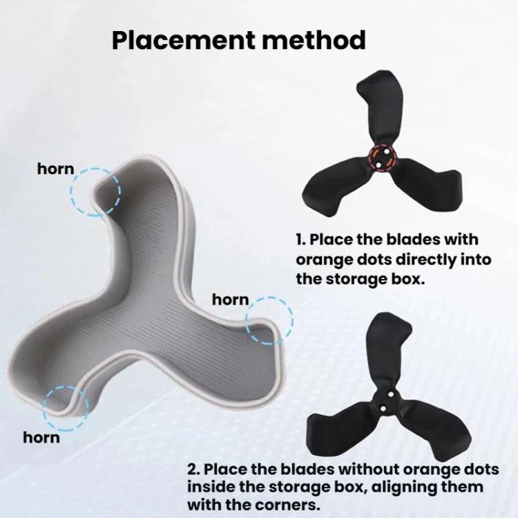 For DJI Neo 2 CQT Drone Propeller Blade Storage Case Scratch and Wear Protective Box - ORIWHIZCases & BagsCQTDJI & Insta360 Accessories