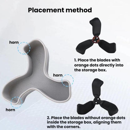 For DJI Neo 2 CQT Drone Propeller Blade Storage Case Scratch and Wear Protective Box - ORIWHIZCases & BagsCQTDJI & Insta360 Accessories
