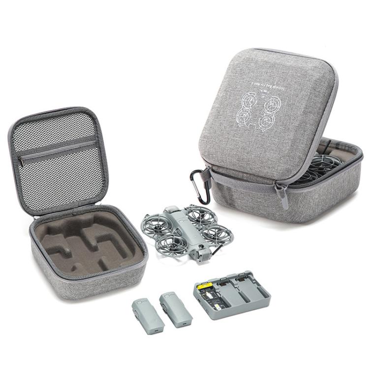 For DJI Neo 2 Drone Mini Hard Case Compact Portable Pouch with Metal Clip, Mini Gray - ORIWHIZCases & BagsDJI & Insta360 AccessoriesDJI Neo Accessories