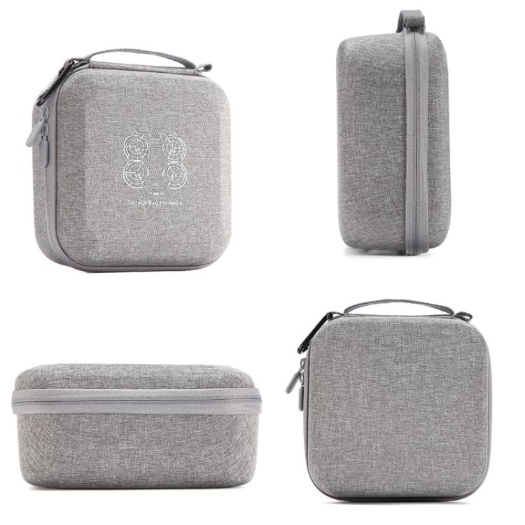 For DJI Neo 2 Drone Mini Hard Case Compact Portable Pouch with Metal Clip, Mini Gray - ORIWHIZCases & BagsDJI & Insta360 AccessoriesDJI Neo Accessories