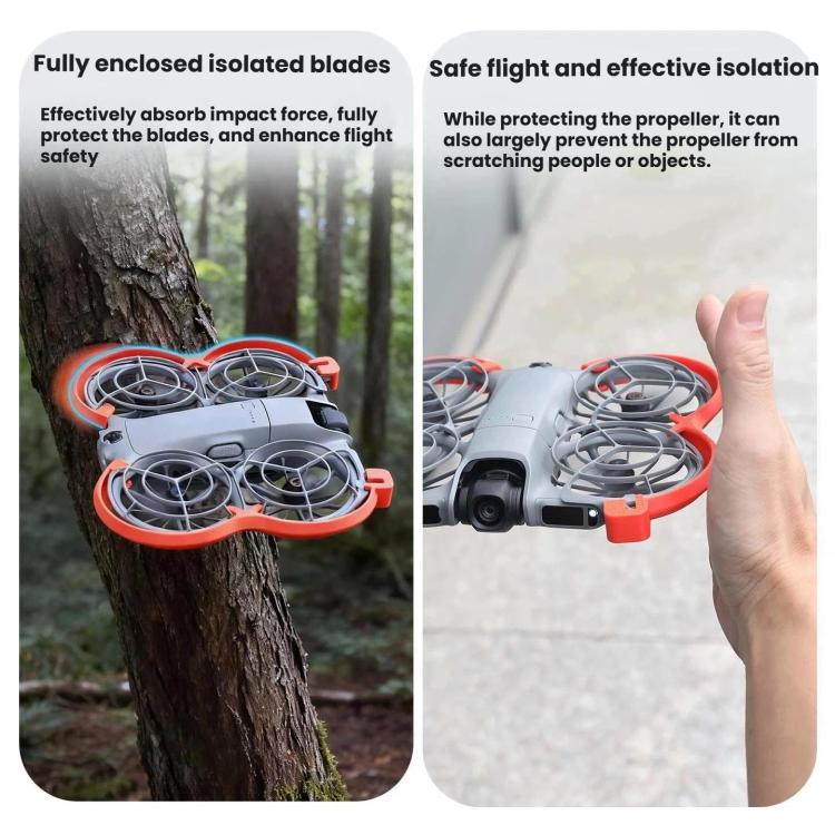 For DJI Neo 2 Drone Propeller Guards Kit Anti - Collision Rings Durable Safety Accessories, No Video Transmission Orange, No Video Transmission Gray, No Video Transmission Black, Support Video Add - Ons Orange, Support Video Add - Ons Gray                   ... - ORIWHIZDIY PropellerDJI & Insta360 AccessoriesDJI Neo Accessories