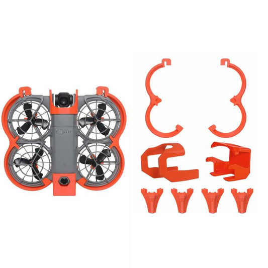 طقم واقيات مراوح طائرة DJI Neo 2 بدون طيار - حلقات مضادة للتصادم، ملحقات أمان متينة، بدون نقل فيديو (برتقالي، رمادي، أسود)، يدعم إضافات الفيديو (برتقالي، رمادي)... - ORIWHIZDIY Propeller، ملحقات DJI وInsta360، ملحقات DJI Neo