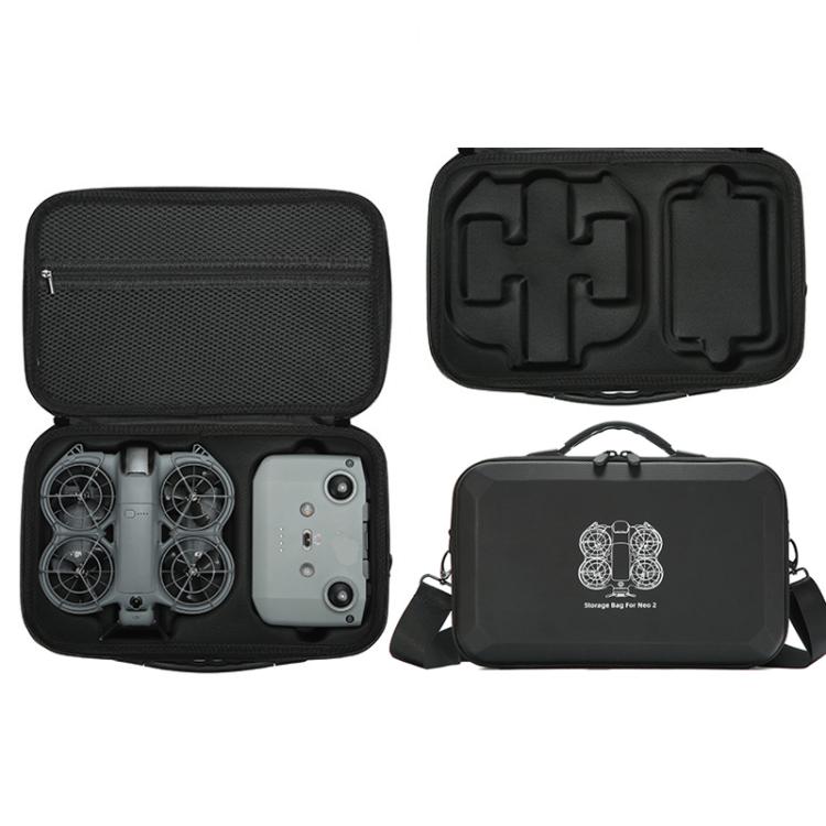For DJI Neo 2 Fly More Combo Hard Shell Carrying Case Custom - Molded Sling Bag, Mini Black, Fly More Combo Gray - ORIWHIZCases & BagsDJI & Insta360 AccessoriesDJI Neo Accessories