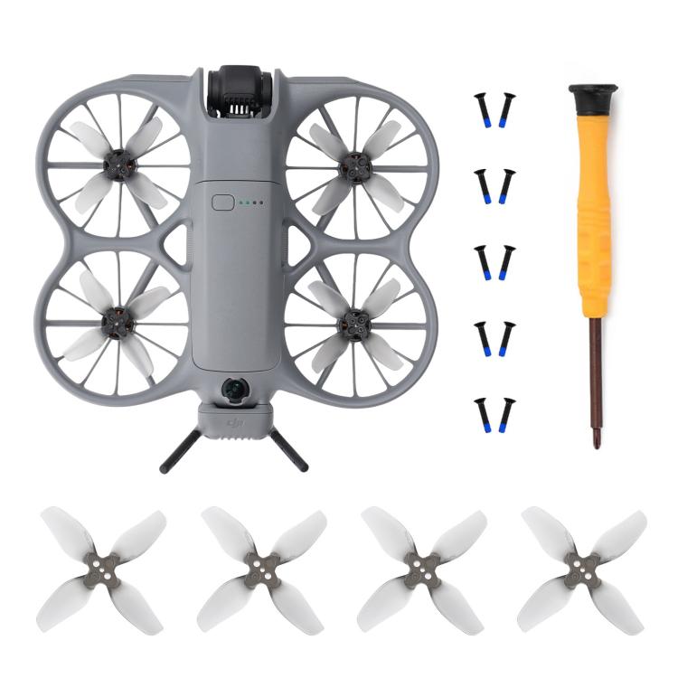For DJI Neo 2 RCSTQ 2pairs Spiral Four Blade Propeller Replacement Blades Wing Blades - ORIWHIZDIY PropellerDJI & Insta360 AccessoriesDJI Neo Accessories