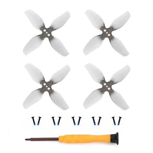 شفرات بديلة لمروحة DJI Neo 2 RCSTQ، زوجان من الشفرات الحلزونية رباعية الشفرات - ORIWHIZDIY Propeller، ملحقات DJI وInsta360، ملحقات DJI Neo