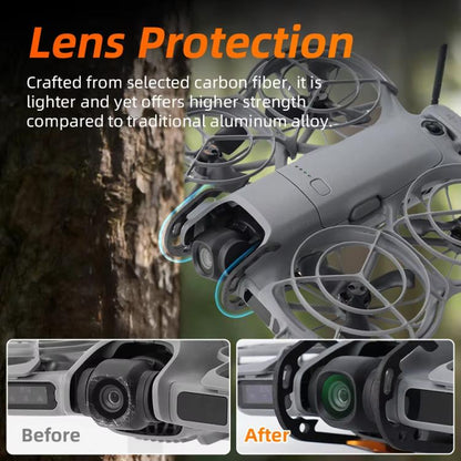 For DJI Neo 2 RCSTQ Carbon Fiber Bumper Guard Anti - Collision Gimbal & Lens Protector, Carbon Fiber Bumper - ORIWHIZDJI & Insta360 AccessoriesDJI Neo AccessoriesOther