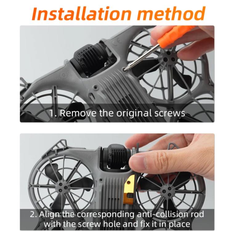 For DJI Neo 2 RCSTQ Carbon Fiber Bumper Guard Anti - Collision Gimbal & Lens Protector, Carbon Fiber Bumper - ORIWHIZDJI & Insta360 AccessoriesDJI Neo AccessoriesOther