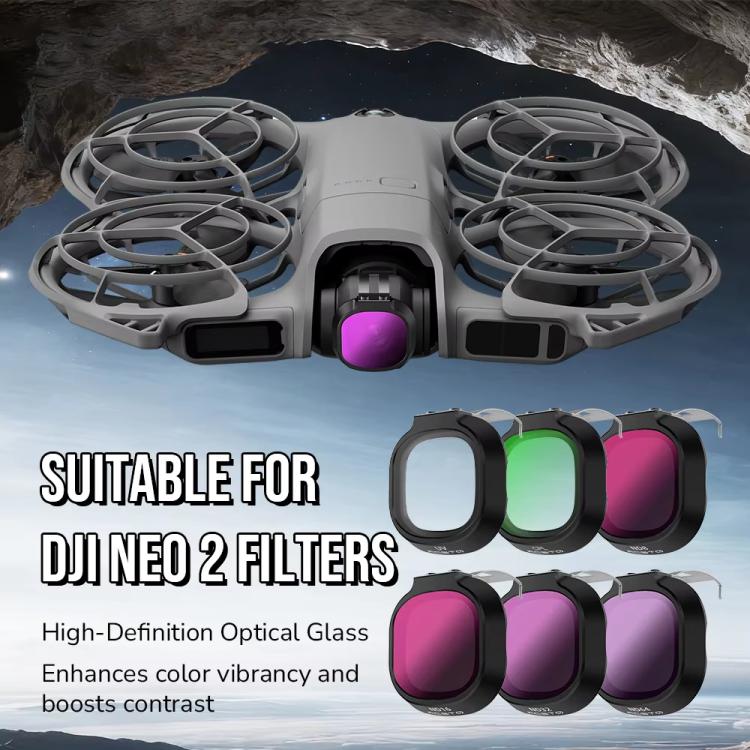 For DJI Neo 2 RCSTQ Filters Drone Polarizers Flying Camera Soft Lens Light Reducing Lens Accessories, UV, CPL, Black 1/4, ND8, ND16, ND32, ND64, ND8/PL, ND16/PL, ND32/PL, ND64/PL, UV+CPL+ND8, UV+CPL+ND16, CPL+ND8+ND16, CPL+ND16+ND32, ND8+ND16+ND32+ND64... - ORIWHIZDJI & Insta360 AccessoriesDJI Neo AccessoriesLens Filter