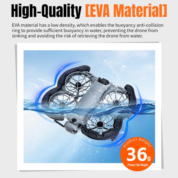 For DJI Neo 2 STARTRC Light Anti - Sink Floating Propeller Guard Bumper, For DJI Neo 2 (Black), For DJI Neo 2 (Orange) - ORIWHIZDIY PropellerDJI & Insta360 AccessoriesDJI Neo Accessories