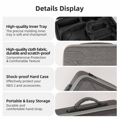 For DJI Neo 2 Sunnylife Portable Carrying Box Shoulder Bag Motion Fly More Combo Bag, Motion Fly More Combo Bag - ORIWHIZCases & BagsDJI & Insta360 AccessoriesDJI Neo Accessories