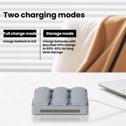 Para DJI Neo 2 YX Cargador de batería triple con PD de 65 W, carga rápida, gestión de energía de 3 canales - ORIWHIZ Accesorios DJI e Insta360 Accesorios DJI Neo Otros