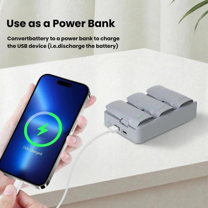 For DJI Neo 2 YX Triple Battery Charger Hub with PD 65W Fast Charging 3 - Channel Power Management - ORIWHIZDJI & Insta360 AccessoriesDJI Neo AccessoriesOther